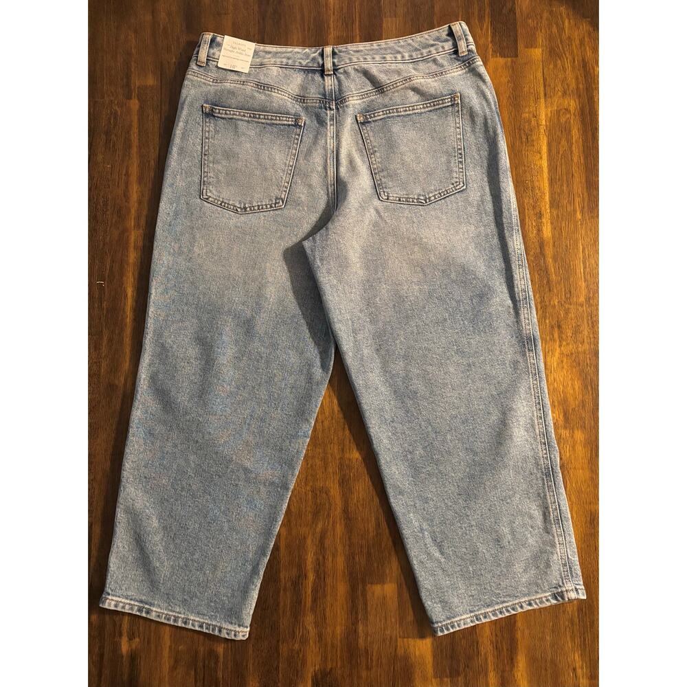 Talbots Women's 14 Petite 36 x 25 Jeans Ankle Straight High Rise Blue Denim - Picture 2 of 11